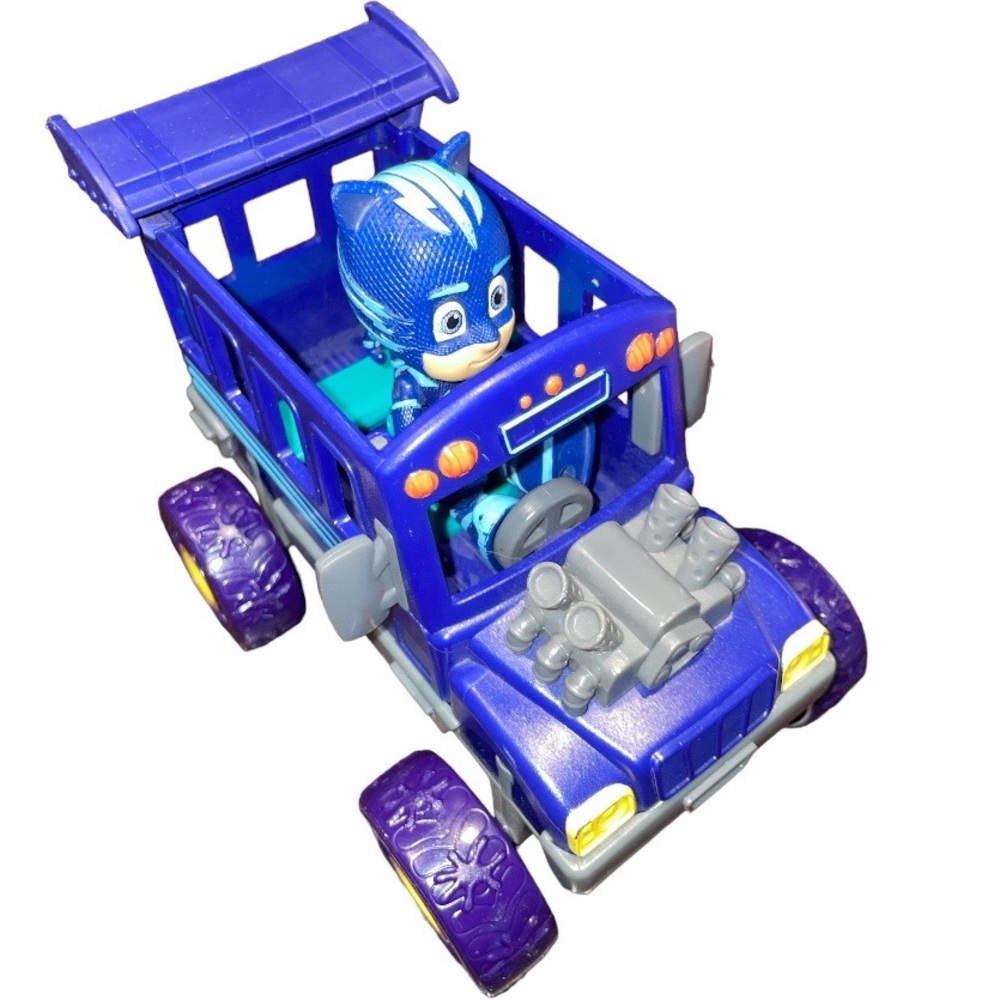 Just Play PJ Masks night Bus With Figure kids toy Christmas gift play boy girl